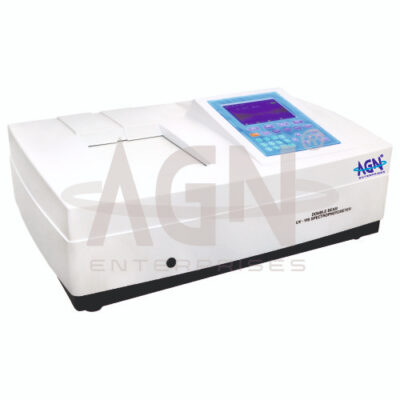 Double Beam Microprocessor UV-VIS Spectrophotometer Variable Bandwidth & 8 Cell Holder