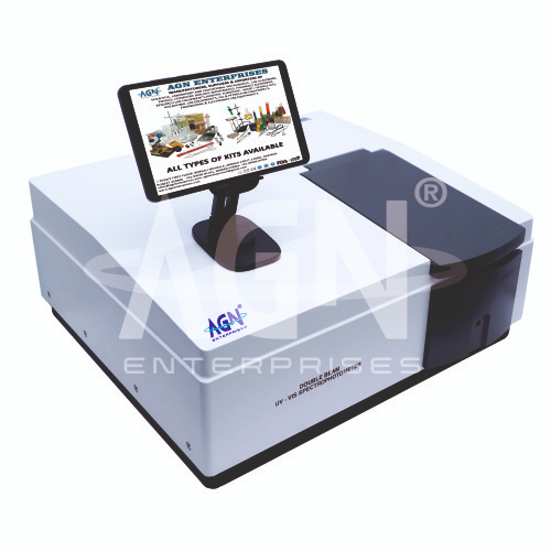 Double Beam UV-VIS spectrophotometer Touch Screen Tablet