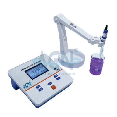 Microprocessor pH/Temperature/mv meter (Graphical display)