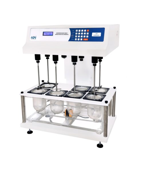 Touch Screen Microprocessor Dissolution Test Apparatus (Eight Basket) AGN-7210
