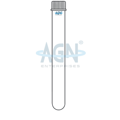 Culture Tube with Screw Cap Round Bottom