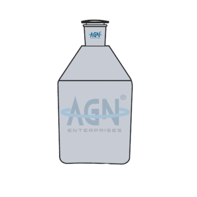 Reagent Bottle With Stopper Amber Colour