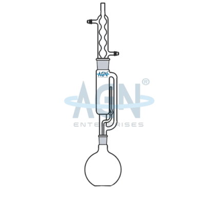 Soxhlet Extraction Apparatus with Flask