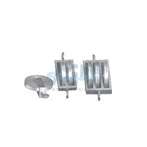 Aluminum Pulley 1.5” dia. Brass Frame