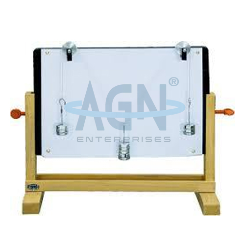 Parallelogram of Force Apparatus Wooden Stand Type