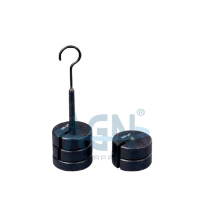 Slotted Weight Iron powder coated