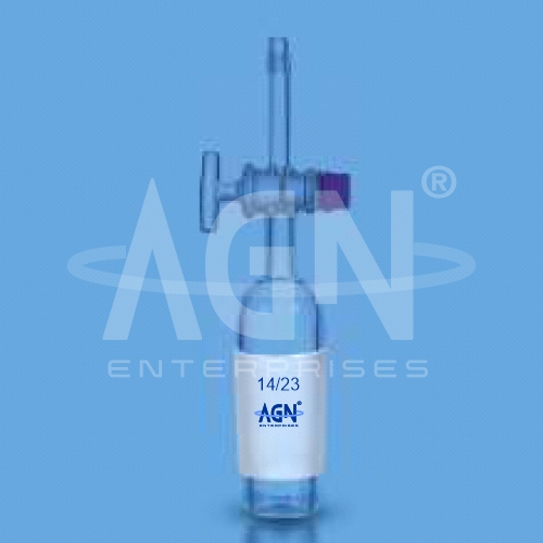 Adapters, Straight Cone, with Glass Key Stopcock