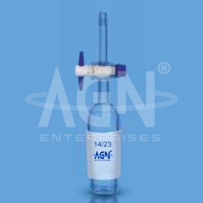 Adapters, Straight Cone, with PTFE Stopcock