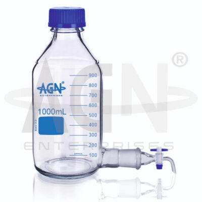 Bottles Aspirator with GL 45 Cap with Socket And Interchangeable Stopcock