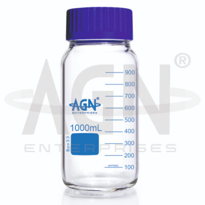 Bottles Reagent Clear Wide Mouth with GL 80 Cap
