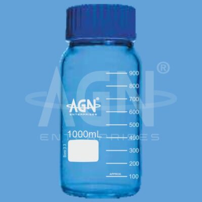 Bottles, Reagent, Clear, Wide Mouth, with GL 80 Cap