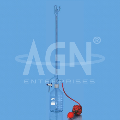 Burettes, Automatic, Straight Bore, with PTFE Key Stopcock, Schellbach Stripe, Class 'A'