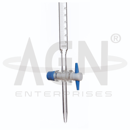 Burettes Straight Bore with PTFE Key Class A