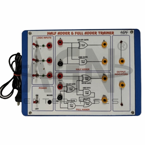 Digital Trainer to verify Half Adder and Full Adder