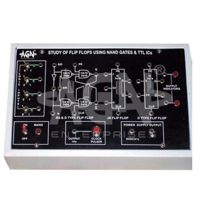 Flip Flops using TTL ICs and NAND Gates