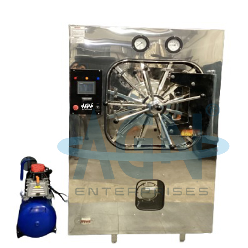 HORIZONTAL RECTANGULAR SQUARE BODY AUTOCLAVE FULLY AUTOMATIC