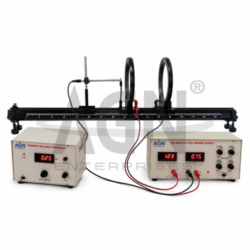 Magnetic Field In Helmholtz Coil Experiment Setup