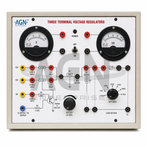 Three Terminal voltage Regulator Trainer