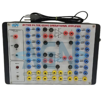 Twin T Active Notch Filter using Operational Amplifier