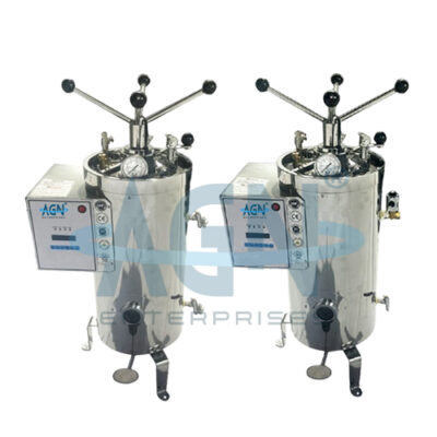 VERTICAL DOUBLE WALLED RADIAL LOCKING AUTOCLAVE FULLY S.S