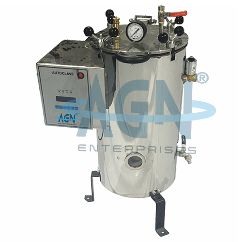 VERTICAL DOUBLE WALLED WINGNUT AUTOCLAVE