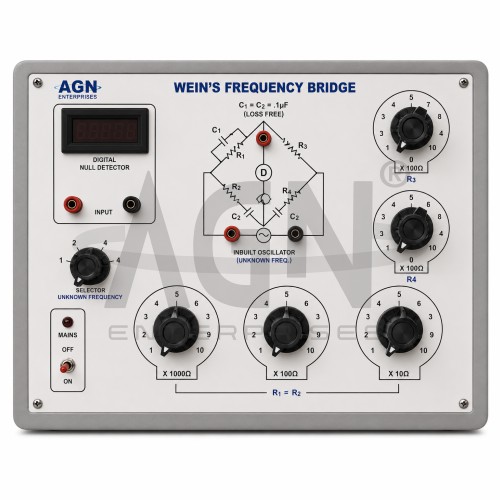 Weins Bridge Frequency Measurement