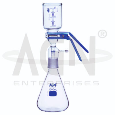 All Glass Filter Holders Socket Type Filtration Assembly