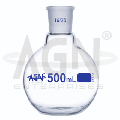 Boiling Flasks Flat Bottom Single Neck with Socket