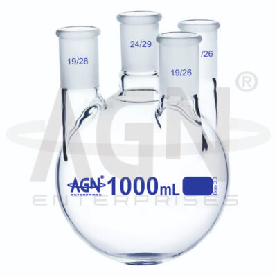 Boiling Flasks Round Bottom Three Necks Parallel