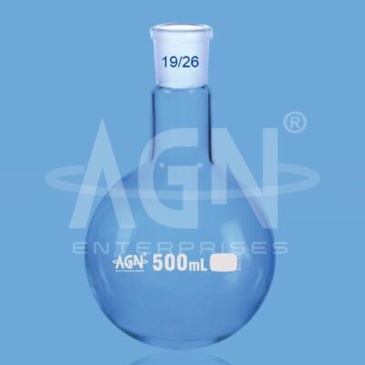 Boiling Flasks, Round Bottom, Single Neck, with Socket