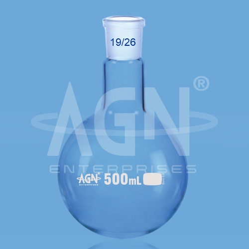 Boiling Flasks, Round Bottom, Single Neck, with Socket