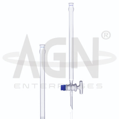 Chromatography Columns with Socket Cone Sintered Disc And Glass Key Stopcock