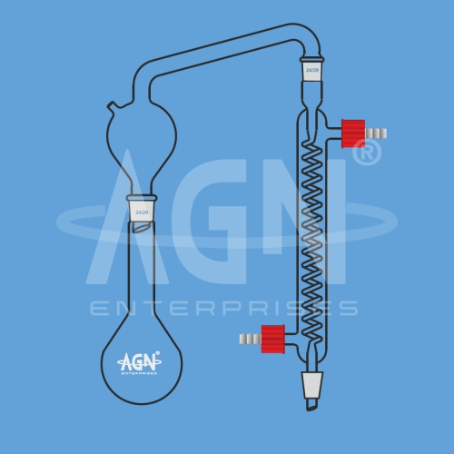 Distilling Apparatus (Ammonia), with Graham Condenser