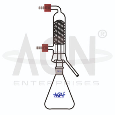 Distilling Apparatus with Friedrich Condenser And Interchangeable Joints