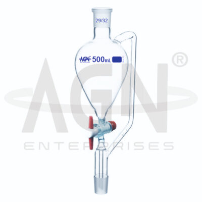 Dropping Funnels Pear Shape with PTFE Stopcock And Drip Stem