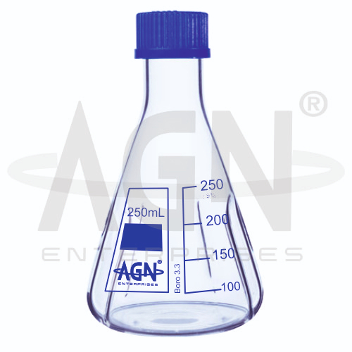 Flasks Conical Baffled with Screw Cap