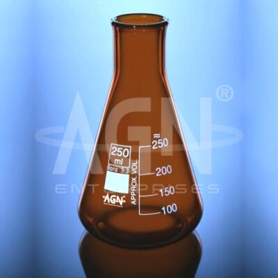 Flasks, Erlenmeyer, Amber, Narrow Mouth