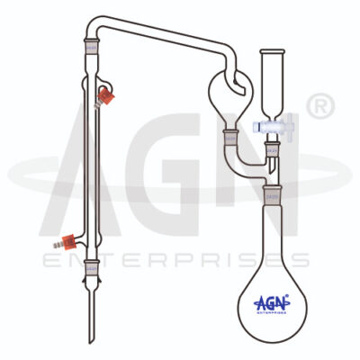 Kjeldahl Distillation Assembly with Kjeldahl Flask