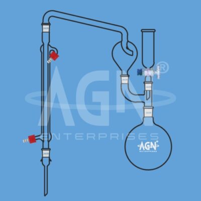 Kjeldahl Distillation Assembly with Round Bottom Flask