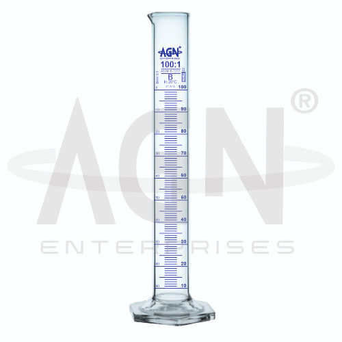 Measuring Cylinders Hexagonal Base ASTM Class B