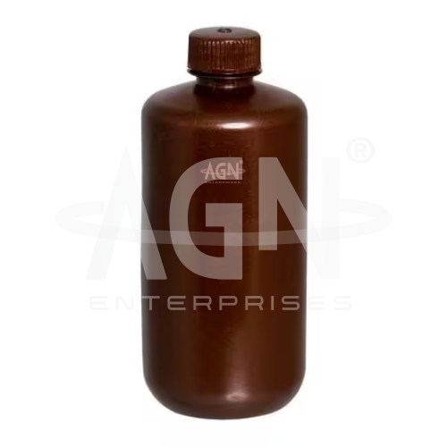 Reagent Bottles HDPE Amber Narrow Mouth