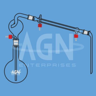Steam Distillation Assembly with Round Bottom Flask