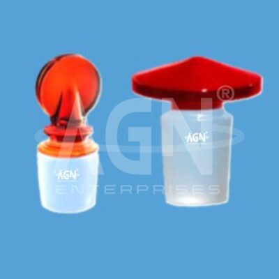 Stoppers, Interchangeable, Amber, with Ground Joint