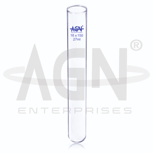 Test Tubes Round Bottom with Rim