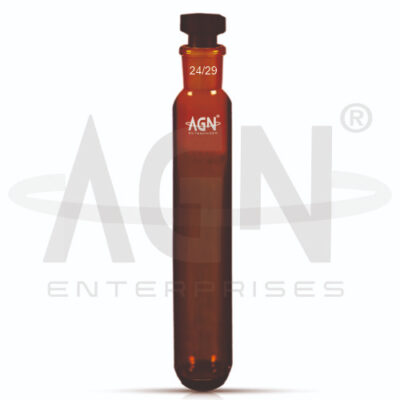 Test Tubes with Socket Amber