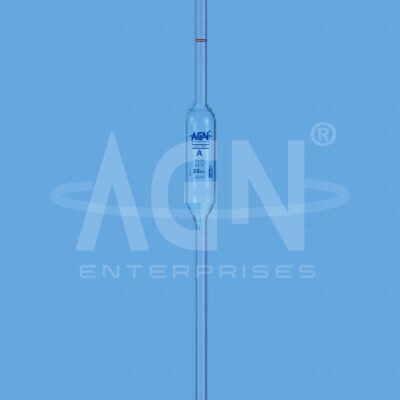 Volumetric Pipettes, One Mark, Class ‘A’ with Batch Certificate