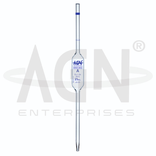 Volumetric Pipettes One Mark Colour Coded ASTM Class A with Batch Certificate