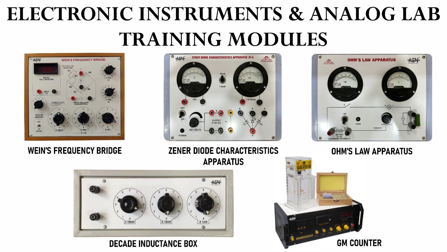 ELECTRONIC INSTRUMENTS ANALOG LAB TRAINING MODULE