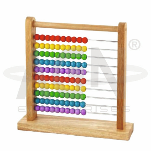 Frame Abacus Wooden (With Beads)