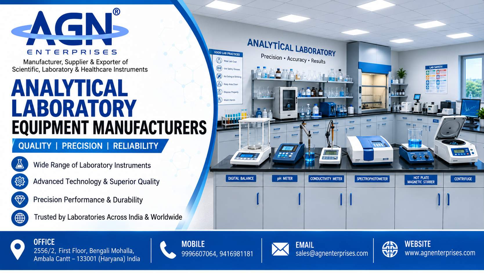 Analytical Lab Equipment Manufacturers in India